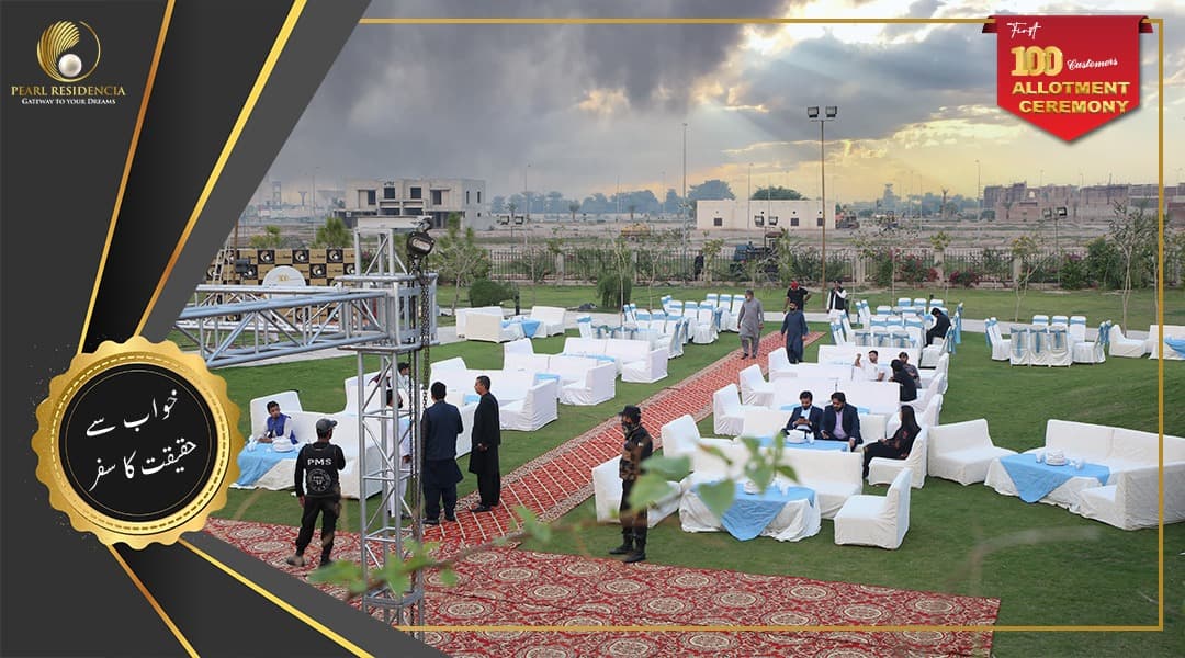Pearl Residencia allotment ceremony Event